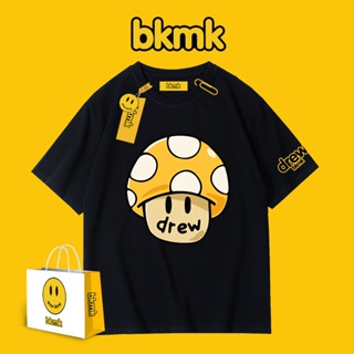 Drew-bkmk smiley face T-shirt short-sleeved cotton high street European and American tide brand loose spring and su_01