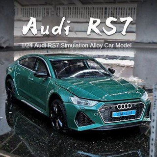 โมเดลรถยนต์ Audi RS7 Diecast Car 1:24 1:35 อัลลอย สําหรับตกแต่งเค้ก เก็บสะสม