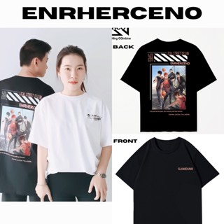 Enrherceno Slam Dunk Oversized Tshirt Unisex Adult 100% Cotton M~XL Size Ready Stock 217_09