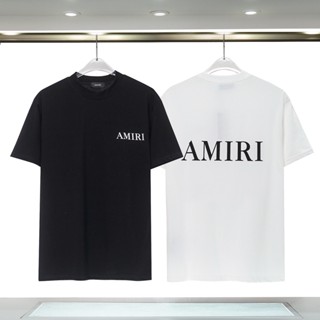 Amr เสื้อยืดแขนสั้นลําลอง แฟชั่นสําหรับผู้ชาย และผู้หญิง