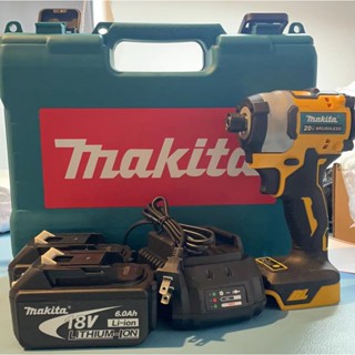 ใหม่ล่าสุด สว่านกระแทก ความเร็ว 3 ระดับ สีเหลือง สําหรับแบตเตอรี่ Makita DFC850 Makita 18650 2024