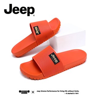 Jeep รองเท้าแตะ พื้นหนา กันลื่น ทนต่อการสึกหรอ สไตล์เกาหลี สําหรับผู้ชาย