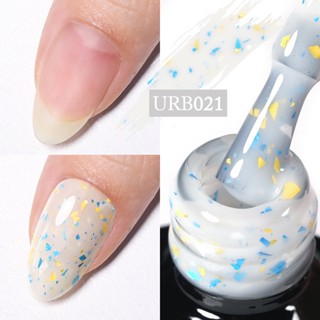 Ur SUGAR เจลทาเล็บเจลลี่ กลิตเตอร์ สีขาว สีทอง สีฟ้า 7 มล.