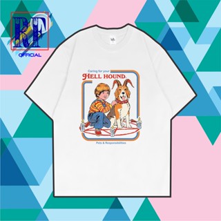 oversize T-shirt เสื้อยืด | เสื้อโอเวอร์ไซซ์ | Kaos CARING ลูกข่างเบย์เบ และชุดประจําวัน สําหรับสัตว์เลี้ยง สุนัขบาจู ผู