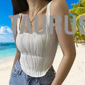 Taurus307 U คอ Tank Top ผู้หญิงแฟชั่น Slim Fit Pure สีอสมมาตร Hem เสื้อแขนกุดสำหรับงานปาร์ตี้