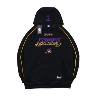 เสื้อแจ็กเก็ต มีฮู้ด ปักลาย Nba Lakers Boss