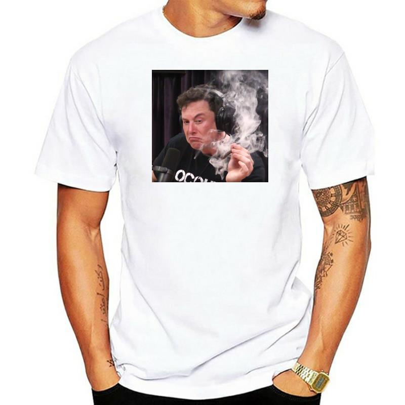 [พร้อมส่ง] เสื้อยืด ลาย Elon Musk Smoking Weed On Joe Rogan Experience-Unisex สีดํา สําหรับผู้ชาย