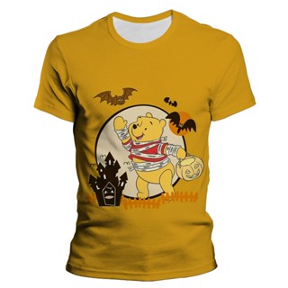 New Oversized T-shirt For Men Summer Cartoon Anime Clothing Disney Winnie The Pooh 3D Print Casual Women Tshirts To_03