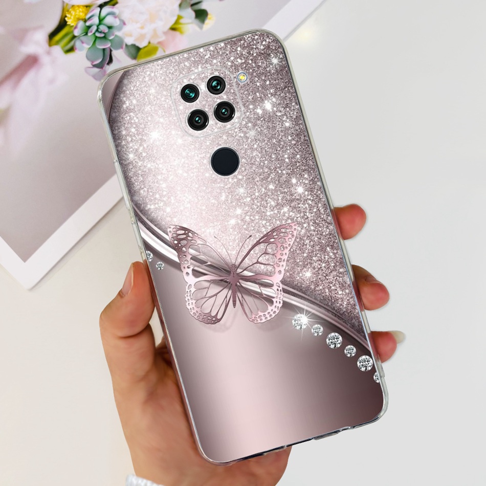 Xiaomi Redmi Note 9 9S Note9 Pro Max 9Pro เคสโทรศัพท์ซิลิโคน TPU แบบนิ่ม ลายแมวไดโนเสาร์น่ารัก