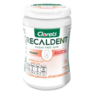 คลอเร็ท 47.6ก.CLORETS รีแคลเด้นท์ สเปียร์มินต์RECALDENT SPEARMINT 47.6G