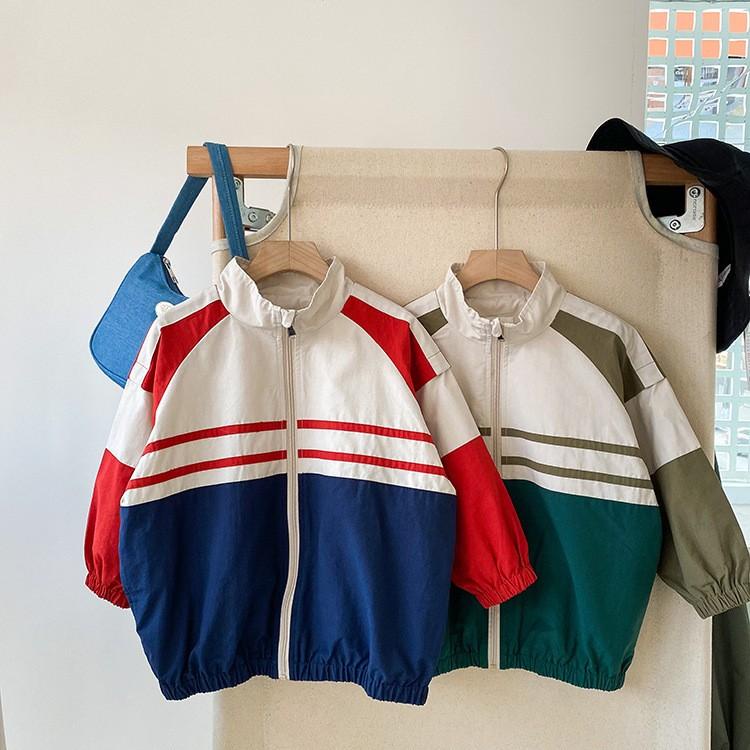 TA141 AmbbKids S071 เสื้อแจ็คเก็ต 2 ชั้นสําหรับเด็กตั้งแต่ 4-8T