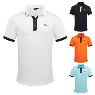 Titleist เสื้อโปโลแขนสั้น ระบายอากาศ แบบแห้งเร็ว แฟชั่นฤดูร้อน สําหรับเล่นกีฬากอล์ฟกลางแจ้ง