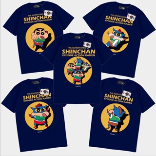 Gilan CRAYON Shinchan RIDER KICK T-Shirt Anime Cartoon Shinchan Mask Hero_12