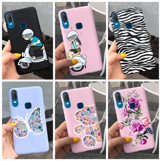 Vivo Y11 2019 เคส ใหม่ล่าสุด 2023 สําหรับ Vivo 1906 เคสซิลิโคน TPU นิ่ม ลูกกวาด เคสโทรศัพท์ หมี ผีเสื้อ