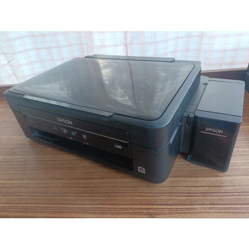 เครื่องปริ้นสีเครื่องปริ้นพร้อมใช้งาน (all in one) epson l360 เครื่องปริ้นมือสองมีรับประกัน