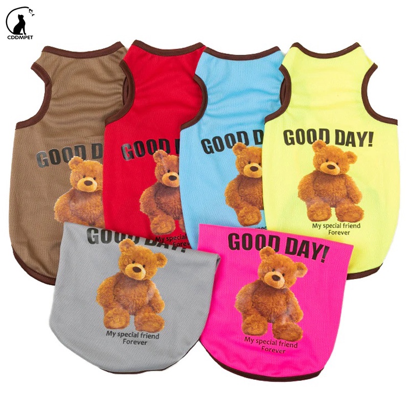 【CDDMPET】เสื้อกั๊กสัตว์เลี้ยง ระบายอากาศได้ดี สไตล์ฝรั่งเศส สําหรับสุนัข แมว