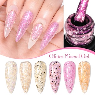 MEET ACROSS ผงแฟลช สีทาเล็บเจล 7ml เล็บเจลยาว เล็บปลอมเจล สี เจลเล็บ ทําเล็บ UV Nail Art