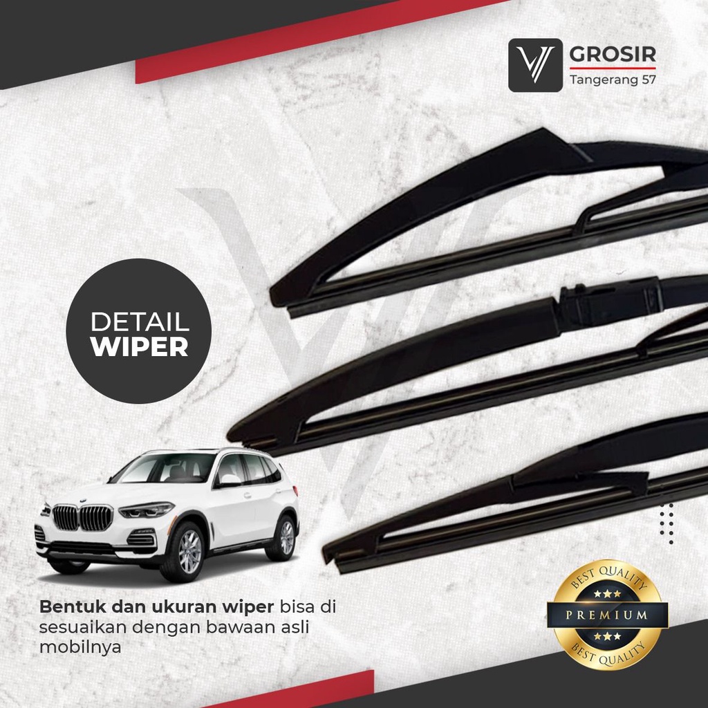ด้านหลัง WIPER BMW X5 G05 G18 2019 1 ชิ้น