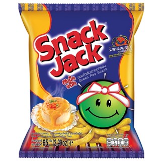 สแน็คแจ๊ครสหอยเชลล์ภูเขาไฟสไปซี่ SNACK 65 ก.JACK SPICY VOLCANOSCALLOPS65G.