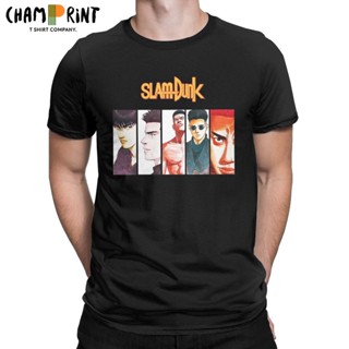 Men Slam Dunk Basketball T Shirts Anime Manga Japan Pure Cotton Clothing Funny Short Sleev_09