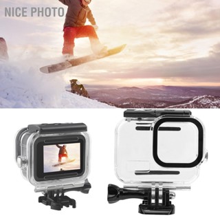 Nice photo 60M กันน้ำ กล้อง ดำน้ำ เคส ฝาครอบเคสฝาครอบป้องกันสำหรับ Gopro Hero8