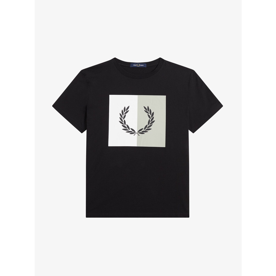 เสื้อยืด พิมพ์ลายกราฟิก Fred Perry (label) laurel garland