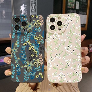 เคสโทรศัพท์มือถือ ขอบสี่เหลี่ยม ป้องกันเต็มเลน ลายดอกไม้ สวยงาม สําหรับ Infinix Hot 20S 20i 30i 9 30 20 Play Smart 6 Plus X6823 Zero 5G 2023