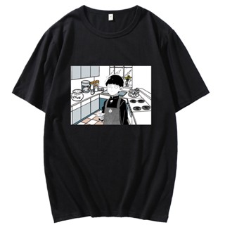 A6gf 【พร้อมส่ง】เสื้อยืดคอกลม แขนสั้น ผ้าฝ้ายแท้ พิมพ์ลายอนิเมะ Mob Psycho 100 ทรงหลวม สไตล์ญี่ปุ่น สําหรับผู้ชาย 20_08