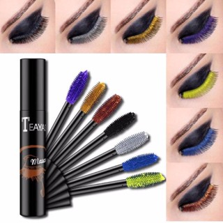 มาสคาร่า สีบรอนซ์ สีเขียวเรืองแสง ไม่เลอะเทอะ แบบไพลินหนา สีฟ้า สีม่วง สีทอง สีเงิน
