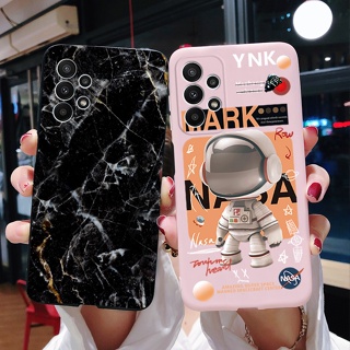 เคสโทรศัพท์มือถือนิ่ม ลายนักบินอวกาศ สีดํา สําหรับ Samsung Galaxy A23 A23 2022 A23 5G SM-A235F A 23 4G 6.6 นิ้ว