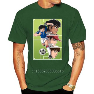 เสื้อยืดผ้าฝ้าย เสื้อยืดคอกลม ผ้าฝ้าย 100% พิมพ์ลายกราฟฟิค Captain Tsubasa 2022_03