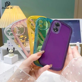 เคสโทรศัพท์มือถือ ซิลิโคนนิ่ม แบบหนา เรียบง่าย สําหรับ OPPO A78 A17 A17K 5G 4G 2023