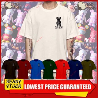  Premium Cotton BearBrick Tshirt 100% Cotton Baju Lelaki &amp; Perempuan Unisex Round neck Short Sleeve Ready Stock_05