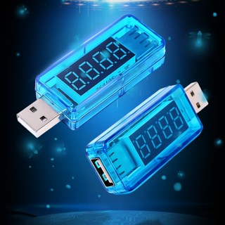 เครื่องวัดแรงดันไฟฟ้าแบตเตอรี่ USB โวลต์ แสดงเวลา ความจุ ทดสอบพาวเวอร์แบงค์