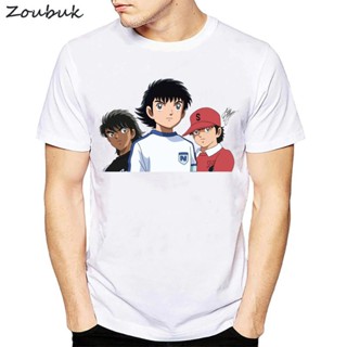 T-LSXTX1 {Ready Stock XS-6XL} Japanese Captain Tsubasa Cotton Sportswear Oversize MenS T-Shirt Christmas Gift Tops_03