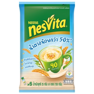 เนสวิต้าสูตรน้ำตาลน้อย กNESVITA แพ็ค 6X25LOWER SUGAR PACK6X25G