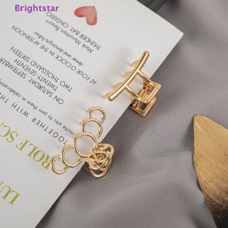 Brightstar กิ๊บติดผมโลหะ สีทอง สไตล์เกาหลี 1 ชิ้น