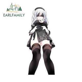 Earlfamily สติกเกอร์ NieR:Automata 2B 13 ซม. x 5.5 ซม. กันน้ํา กันรอยขีดข่วน สําหรับติดตกแต่งรถยนต์ Audi