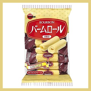 ขนมเค้กโรล ญี่ปุ่น Bourbon balm rolls 99g