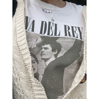 ใหม่ เสื้อยืดแขนสั้น ผ้าฝ้าย พิมพ์ลายกราฟฟิค Lana Del Rey Ldr Sailing แฟชั่นฤดูร้อน สไตล์วินเทจ สําหรับผู้หญิง และผู้ชาย