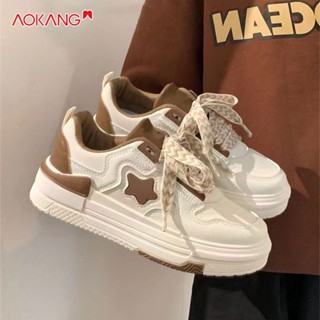 AOKANG รองเท้าลำลองผู้หญิงใหม่ รองเท้ากีฬาเด็ก