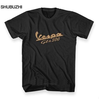 ขายLyzh เสื้อยืด ผ้าฝ้าย พิมพ์ลาย Cool Man Gts 300 Vespa S-3xl แฟชั่นฤดูร้อน สําหรับผู้ชาย（S-5XL）