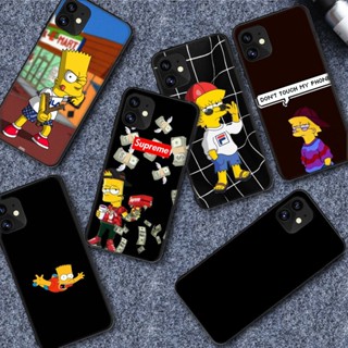 เคสโทรศัพท์มือถือ ลาย Bart Simpson สําหรับ Apple iPhone 14 Pro 11 XR XS 6 6S 7 8 SE 2020 Plus A2