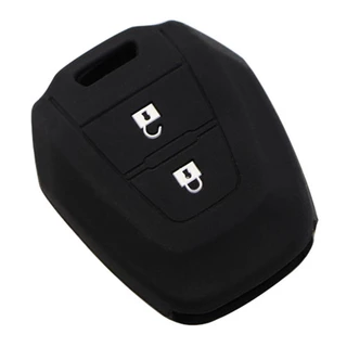 เคสกุญแจรีโมทรถยนต์ ซิลิกาเจล 2 ปุ่ม อุปกรณ์เสริม สําหรับรถบรรทุก Isuzu DMAX MUX