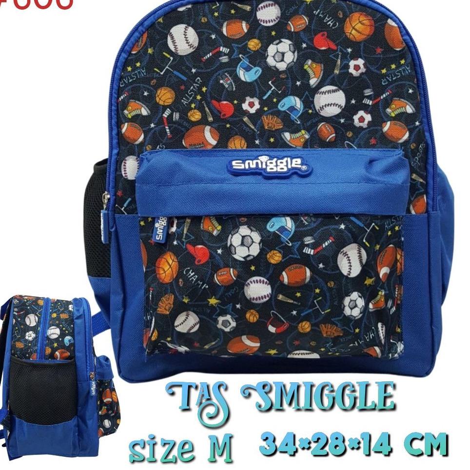 [DP9098X ] Smiggle Backpack Kids Ball Bag/Boys Backpack