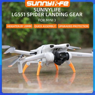 Sunnylife อุปกรณ์เสริมขาตั้งกล้อง แบบพับได้ ป้องกันเร็ว สําหรับ DJI Mini 3