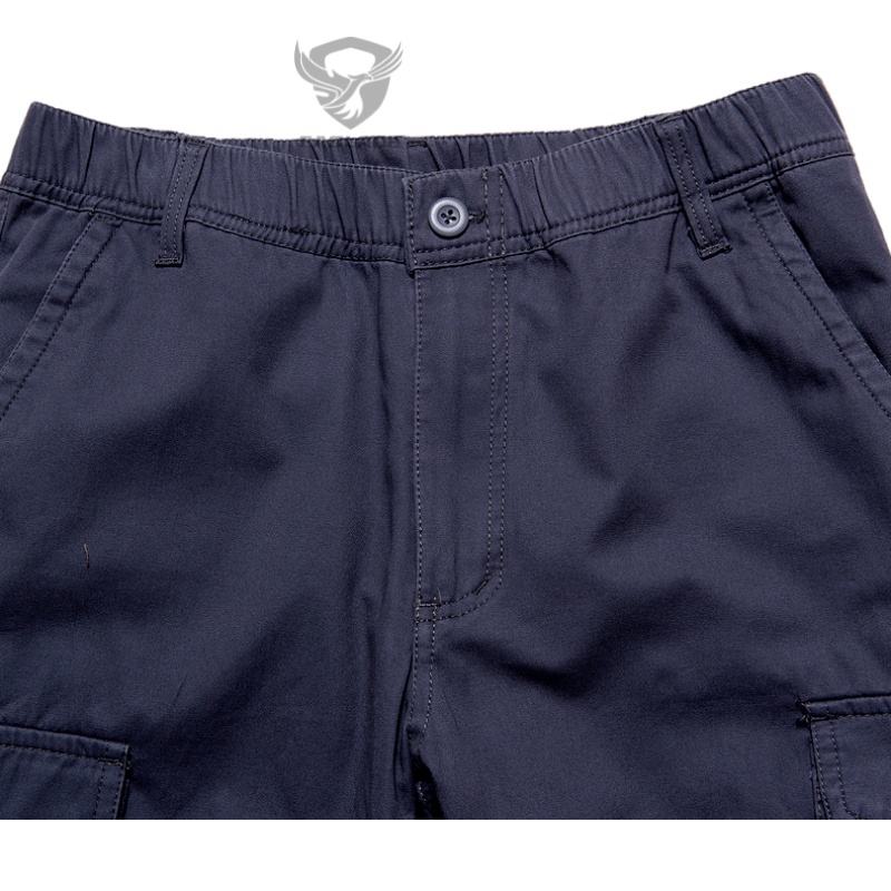 OWLLADE กางเกงคาร์โก้สําหรับผู้ชายสีน้ําตาลหลวม A1111 B02 2T - รูปที่ 5