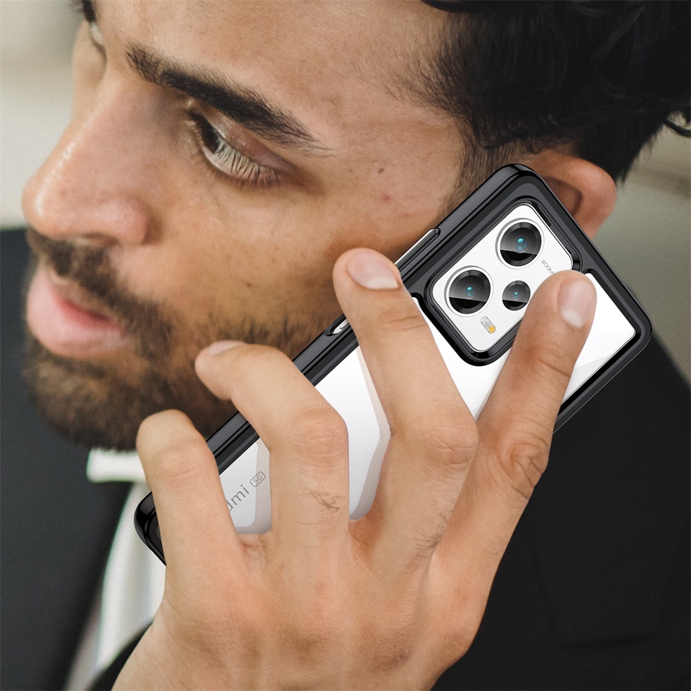 เคสโทรศัพท์มือถือ PC TPU แบบใส กันกระแทก สําหรับ Redmi Note 12 Pro Plus 12S 11 Pro 11S 12 Turbo 4G 5G - รูปที่ 6