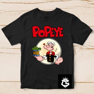 เสื้อยืด พิมพ์ลาย Popeye สําหรับเด็ก_03