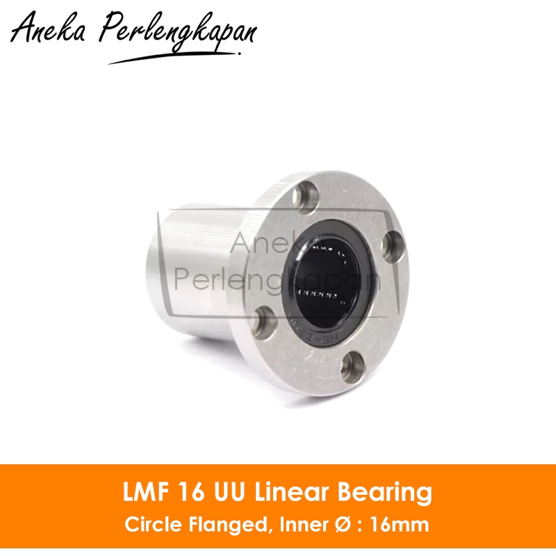 LMF16UU / LMF 16 UU Linear Motion Round Flange Bearing